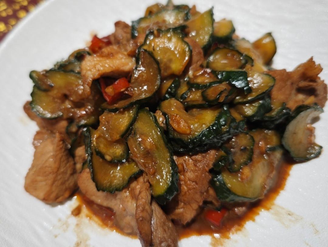 贼好吃的，下饭菜「黄瓜🥒炒肉🥩」