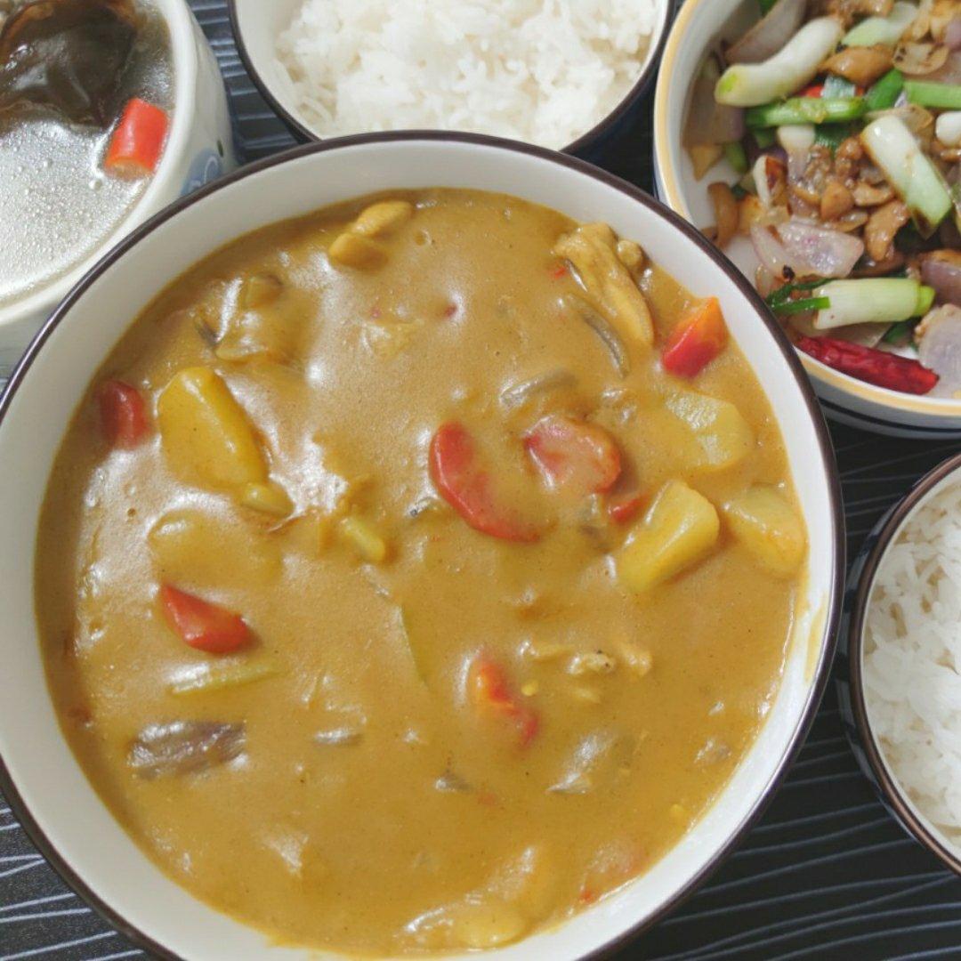 大S版网红咖喱鸡肉饭