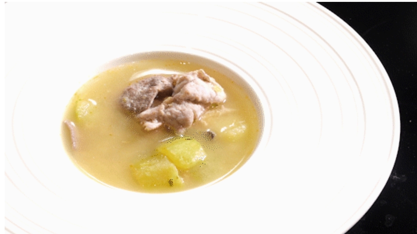峰味•咸蛋猪肝节瓜汤的做法