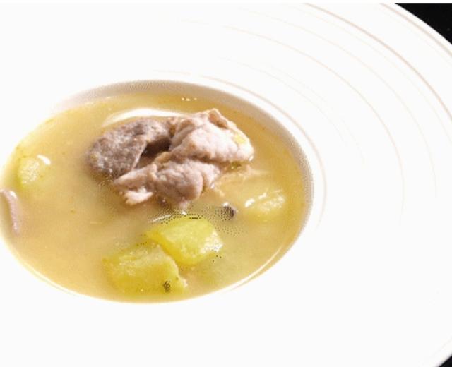 峰味•咸蛋猪肝节瓜汤的做法
