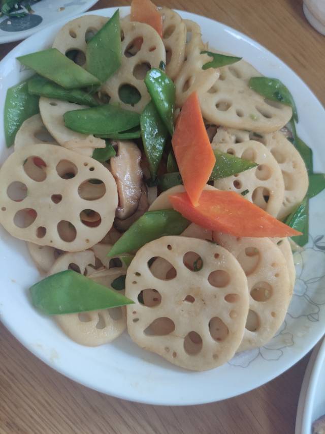 清炒藕片