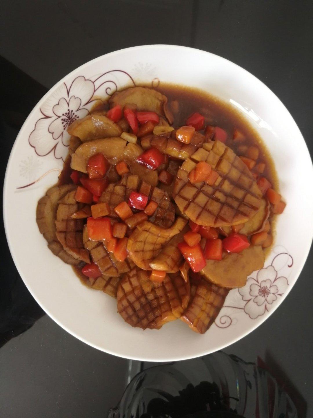 素鲍鱼|蜜汁杏鲍菇