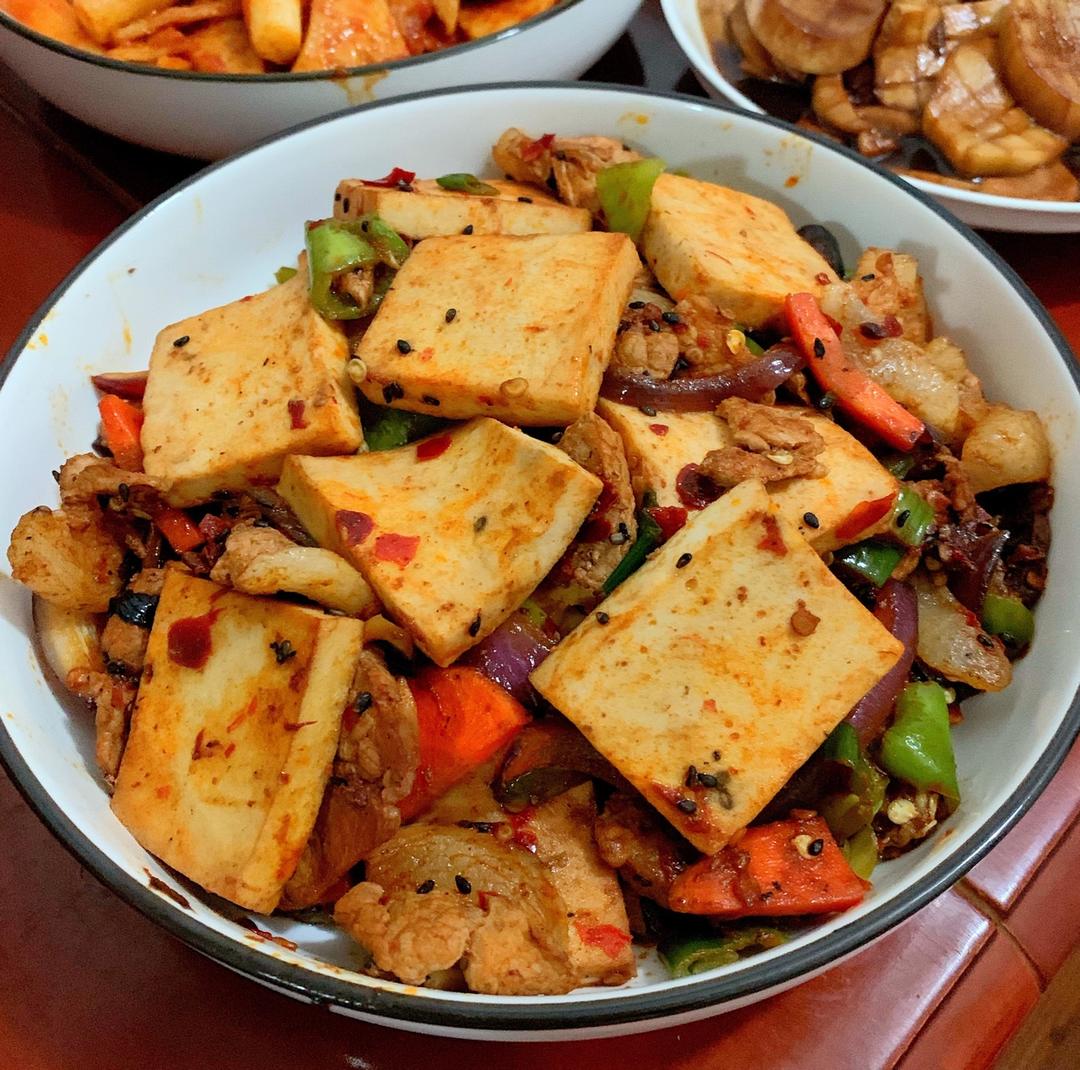 干锅千页豆腐
