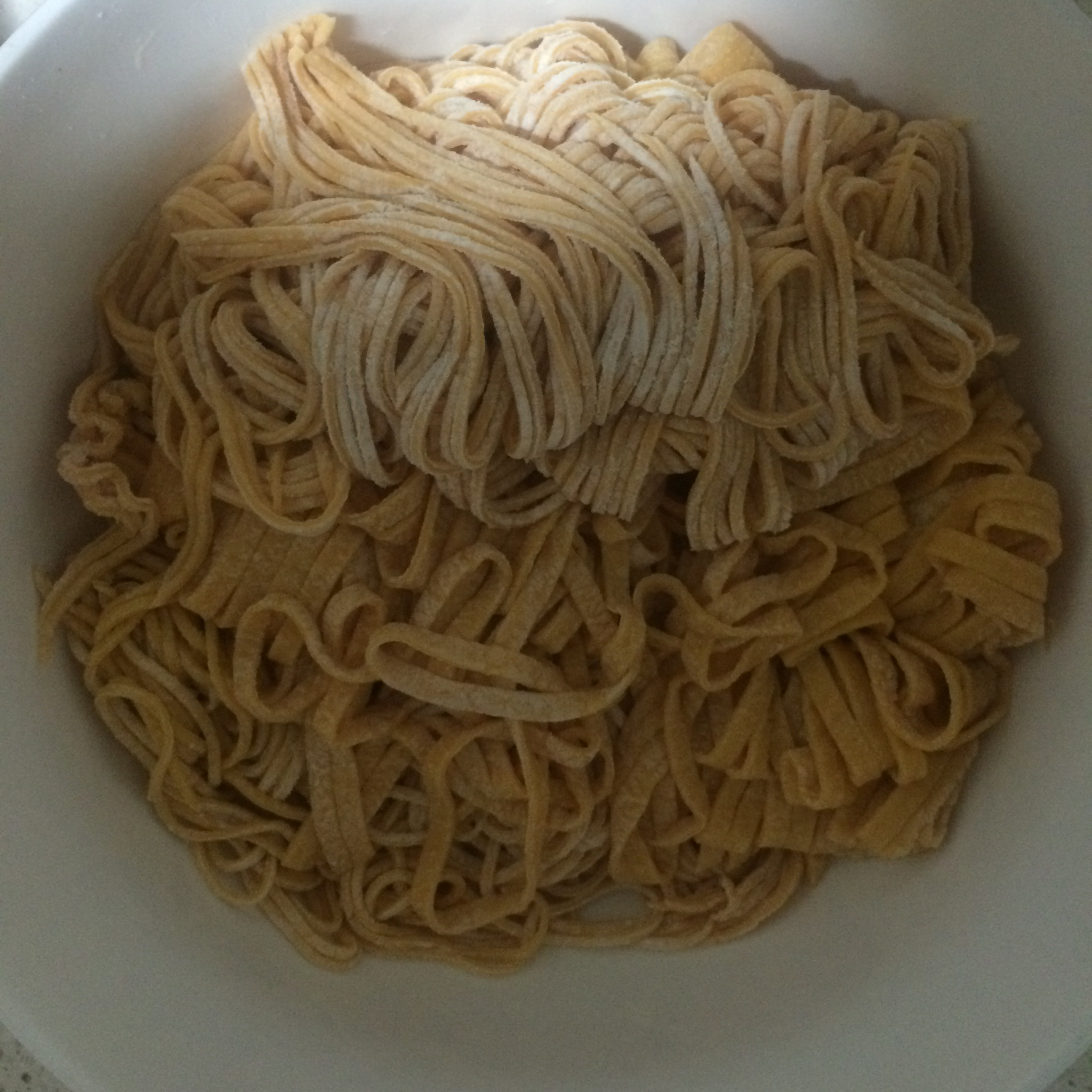 手工胡萝卜面条