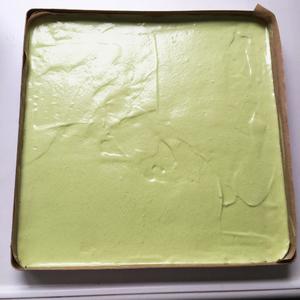 榴莲斑斓蛋糕卷的做法 步骤5