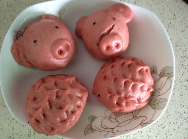 浪漫玫瑰花馒头