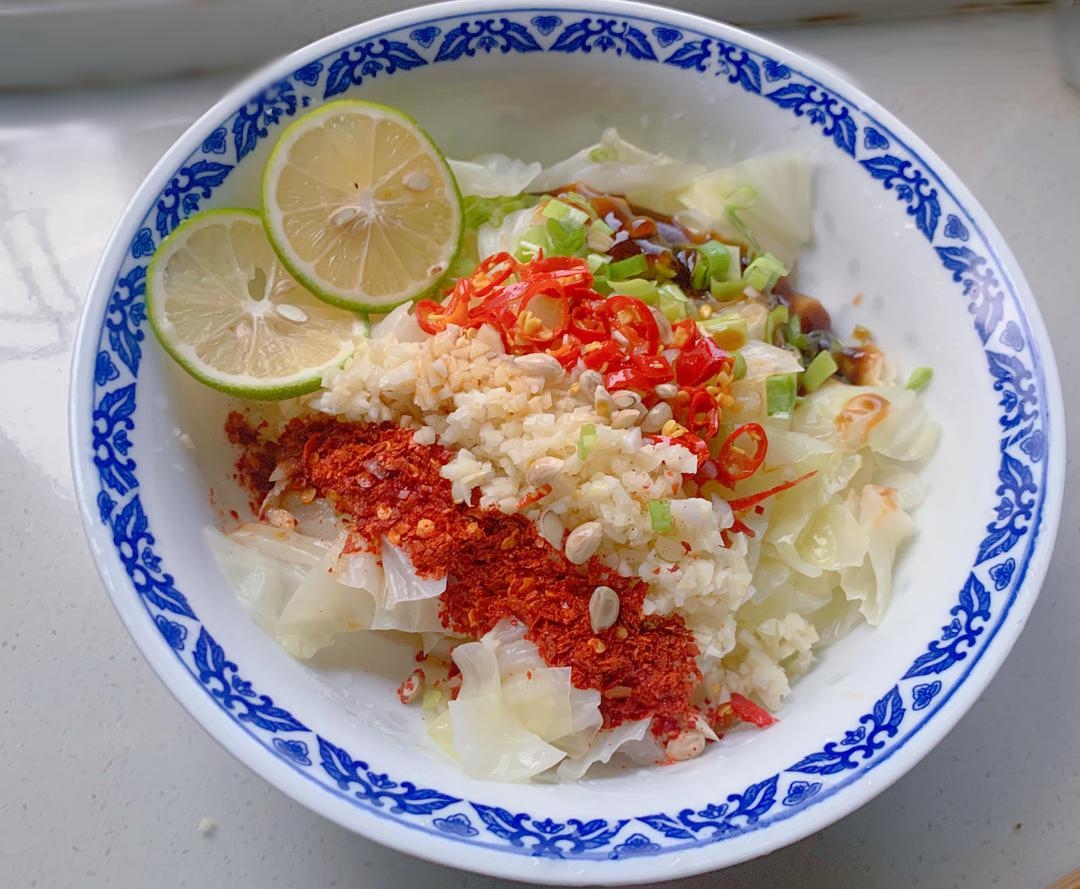 哇塞❗️火爆全网的包菜凉拌荷包蛋！绝了