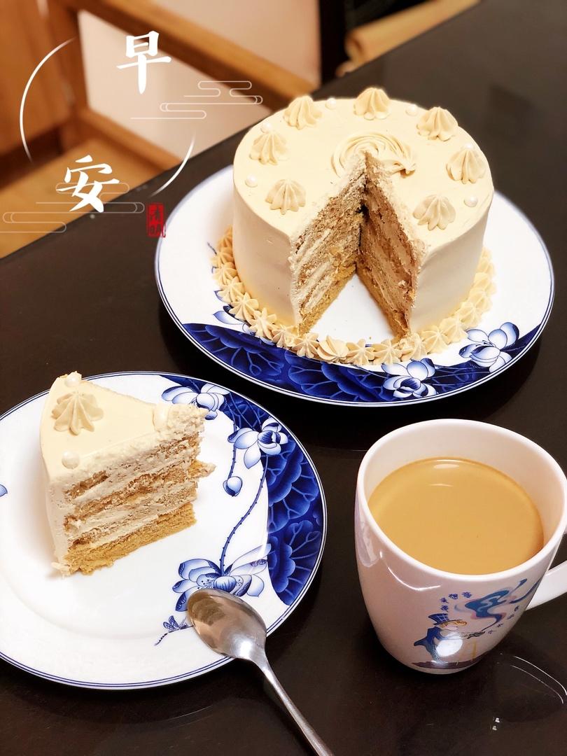 tomato_hj做的伯爵茶奶油蛋糕
