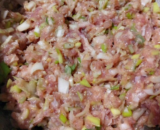 猪油渣大葱猪肉の饺子馅/包子馅✨肥而不腻！的做法