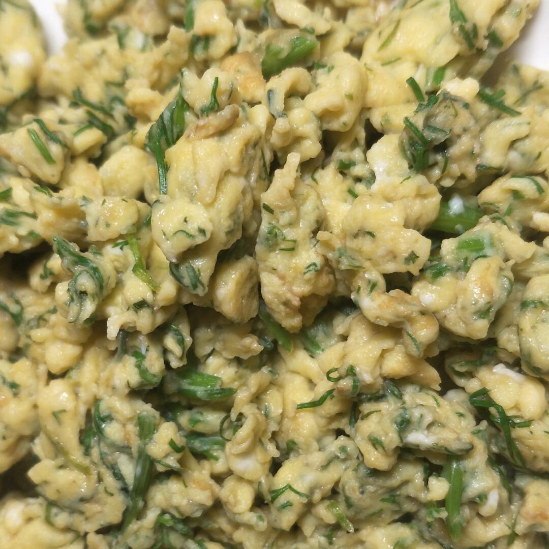 鸡蛋的各种演绎法：茴香炒鸡蛋