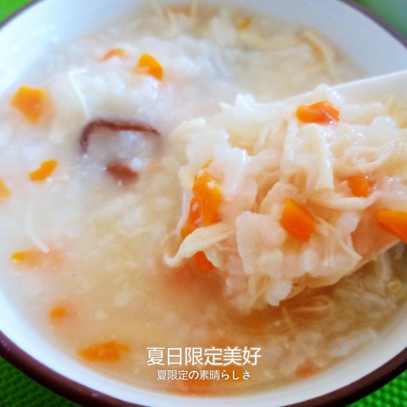 胡萝卜鸡丝粥