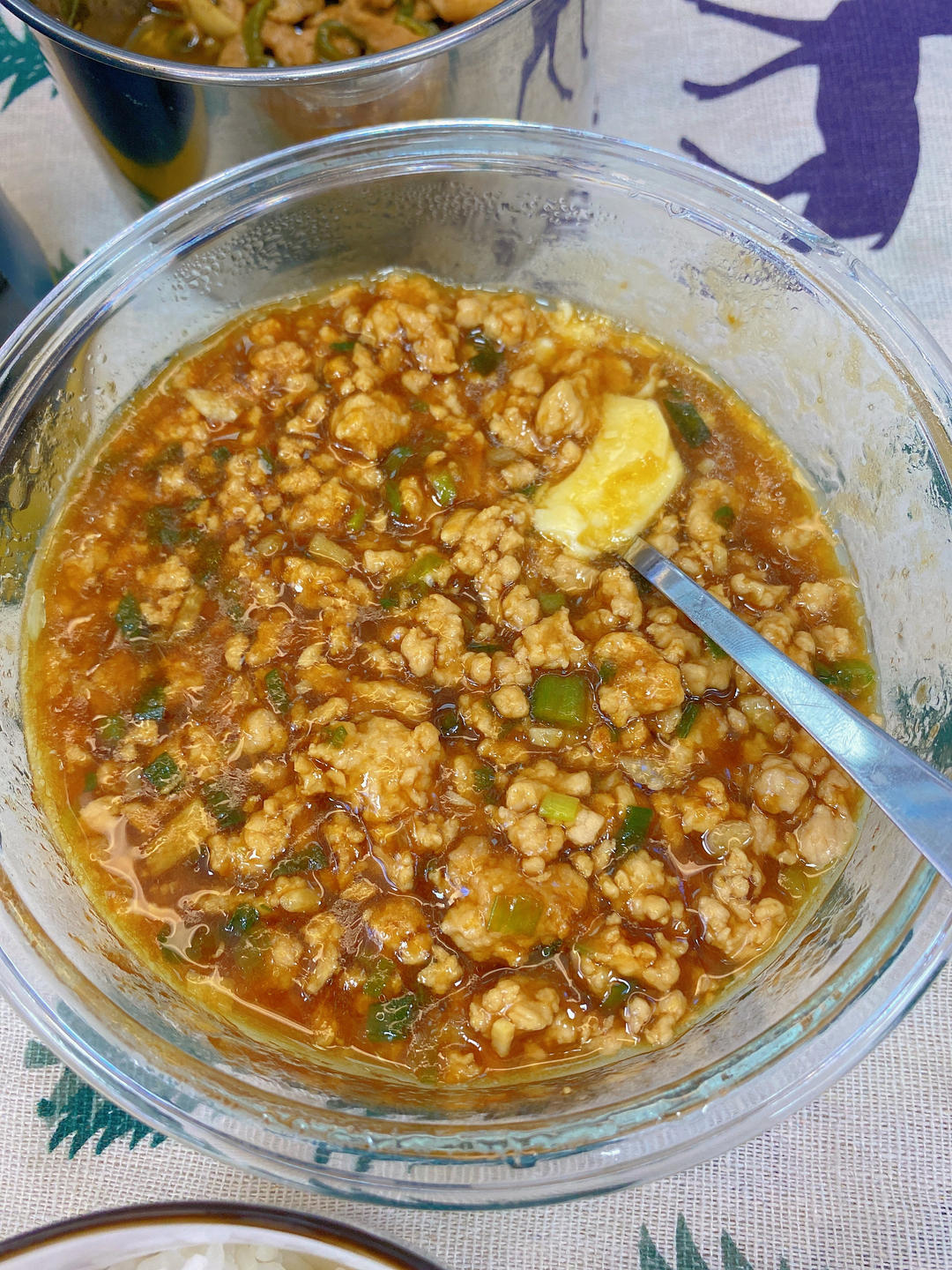 鲜嫩爽滑的肉末蒸蛋‼️ 简单好吃到起飞