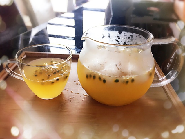 青柠/青桔百香果气泡水/夏日必备