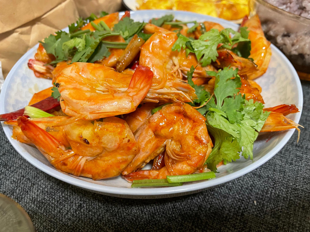 家庭版油焖大虾
