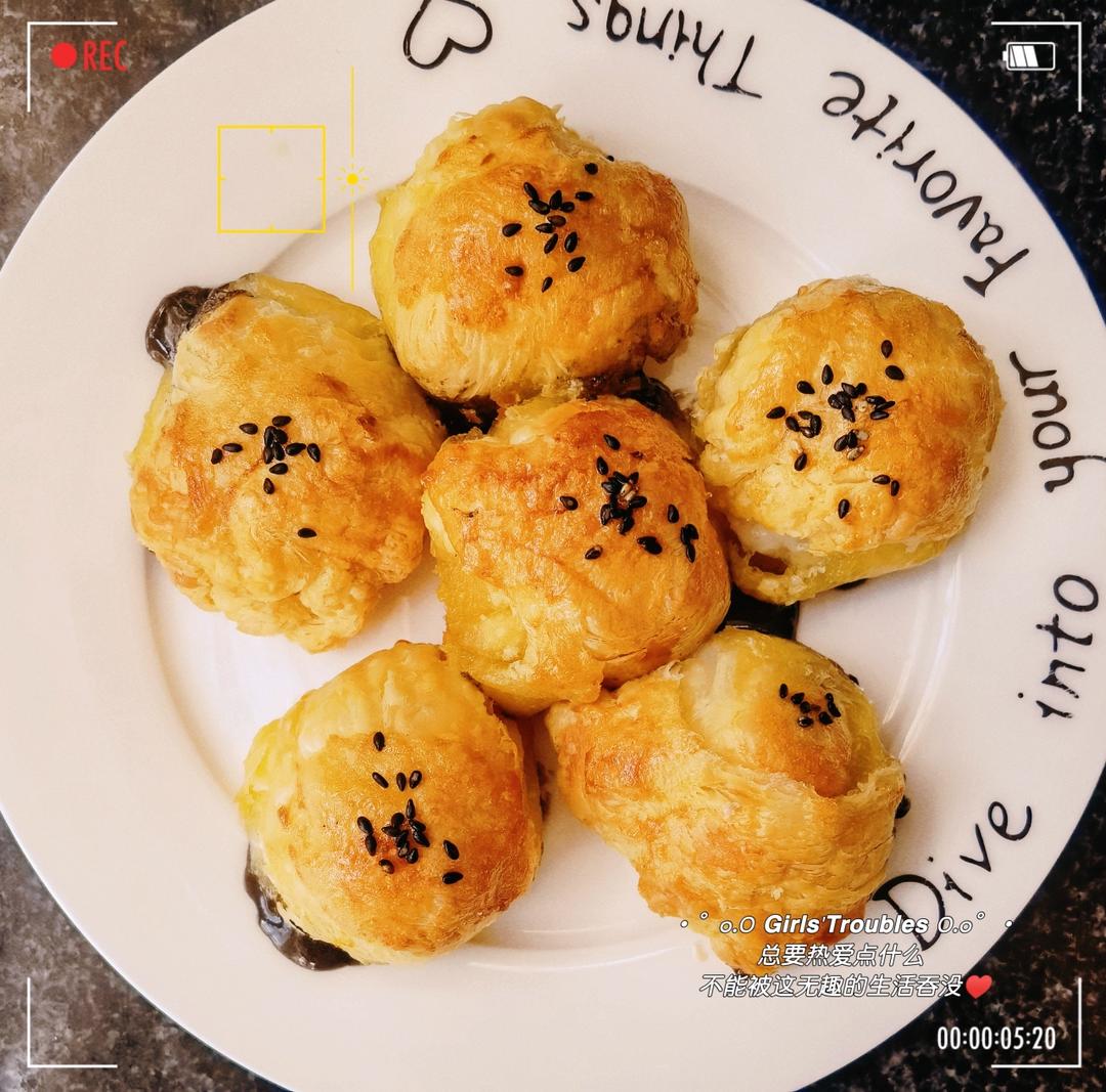 汤圆➕蛋挞皮＝完美汤圆酥