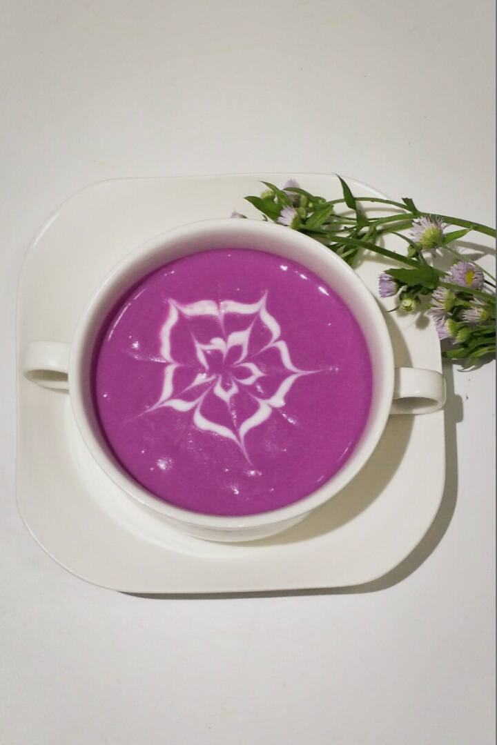 浪漫紫薯奶