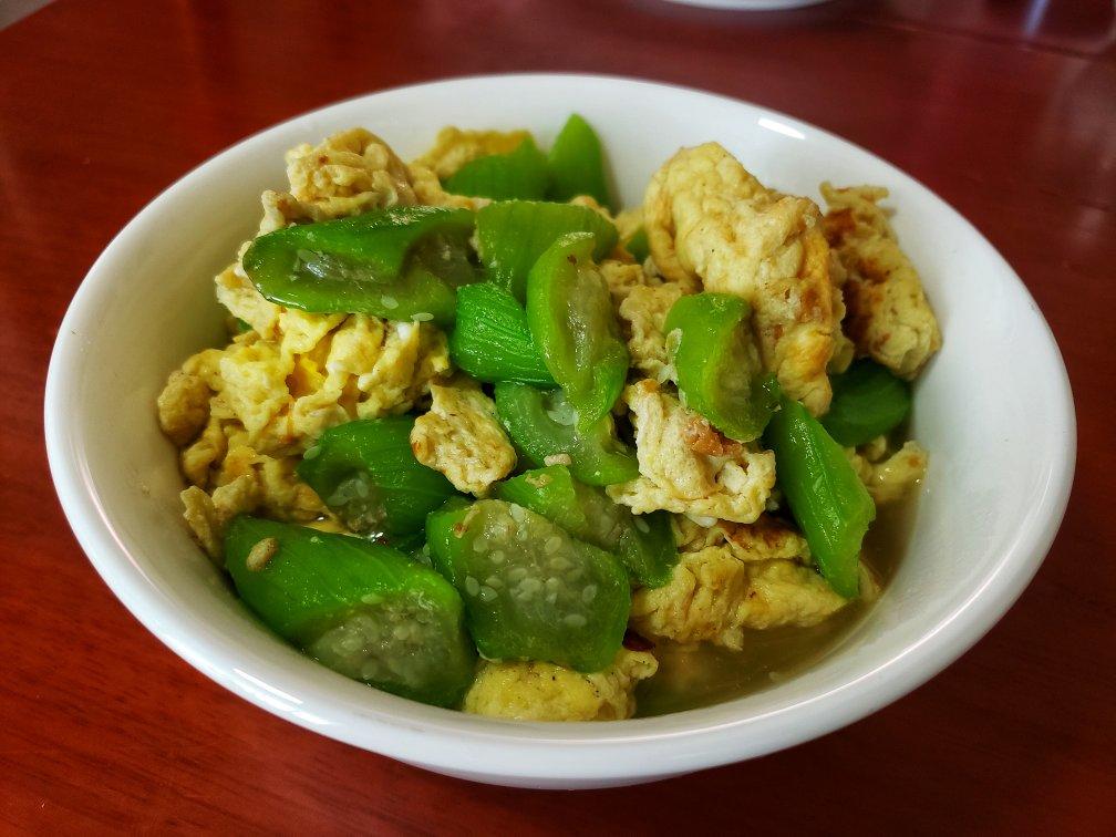 丝瓜炒鸡蛋