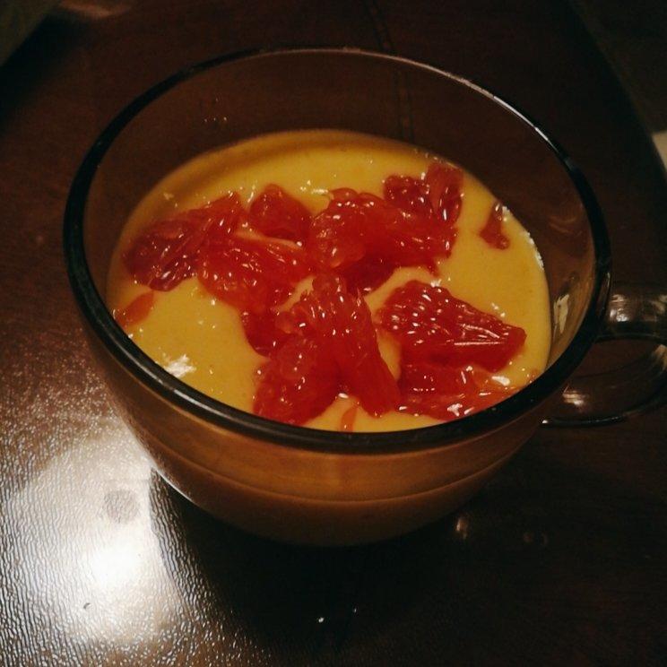 港式甜品——杨枝甘露(芒果西米露)附芒果花切法