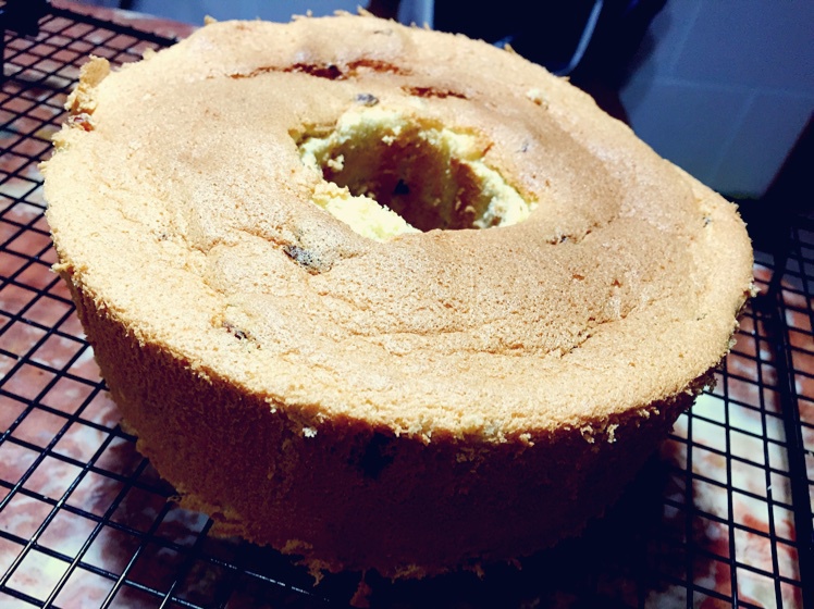 蓝莓戚风中空蛋糕（变频不回缩法）