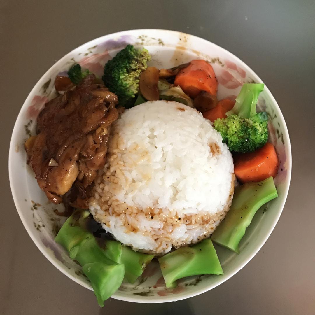 改良版的照烧鸡腿饭