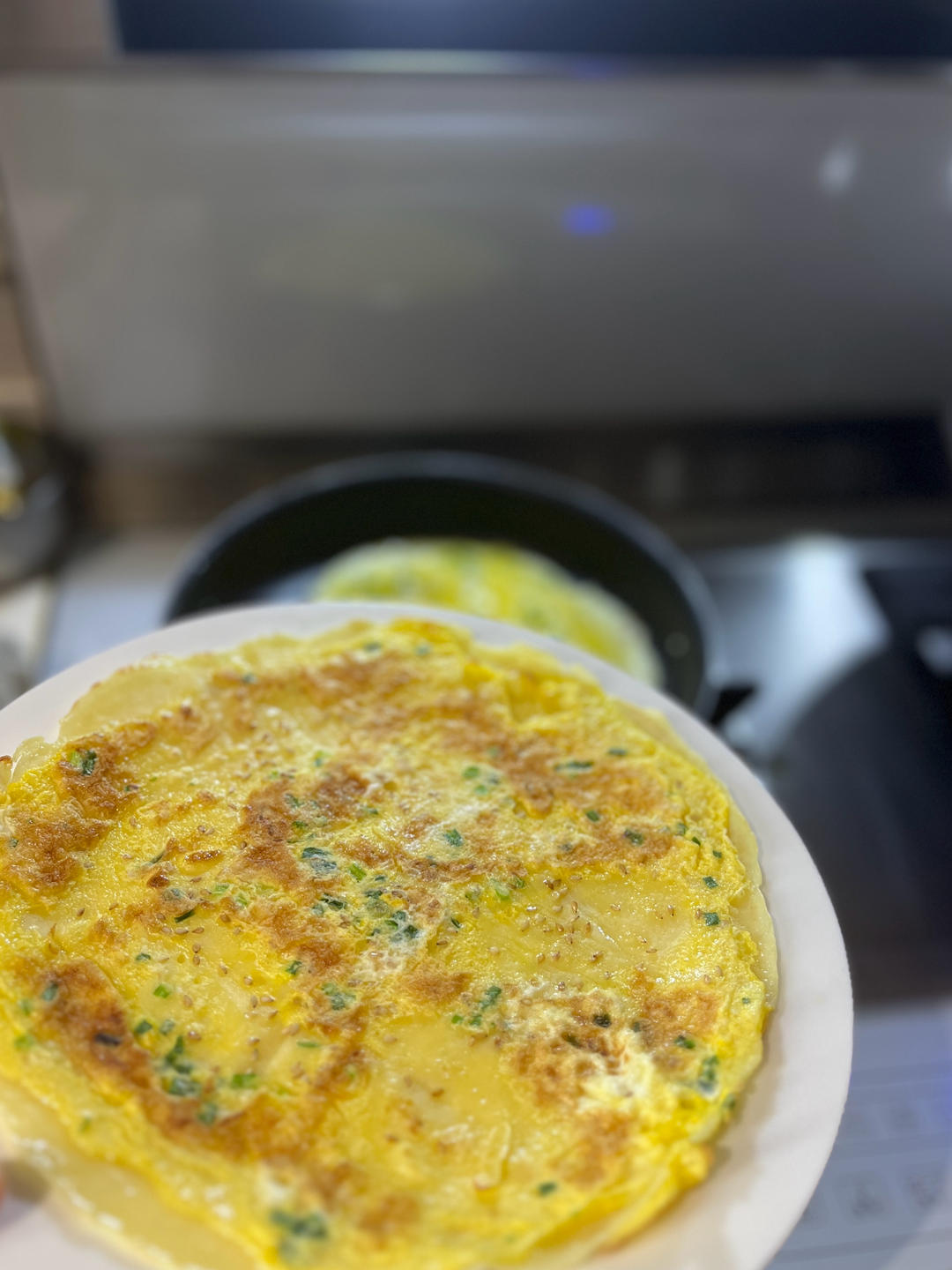 超软筋道的鸡蛋软饼