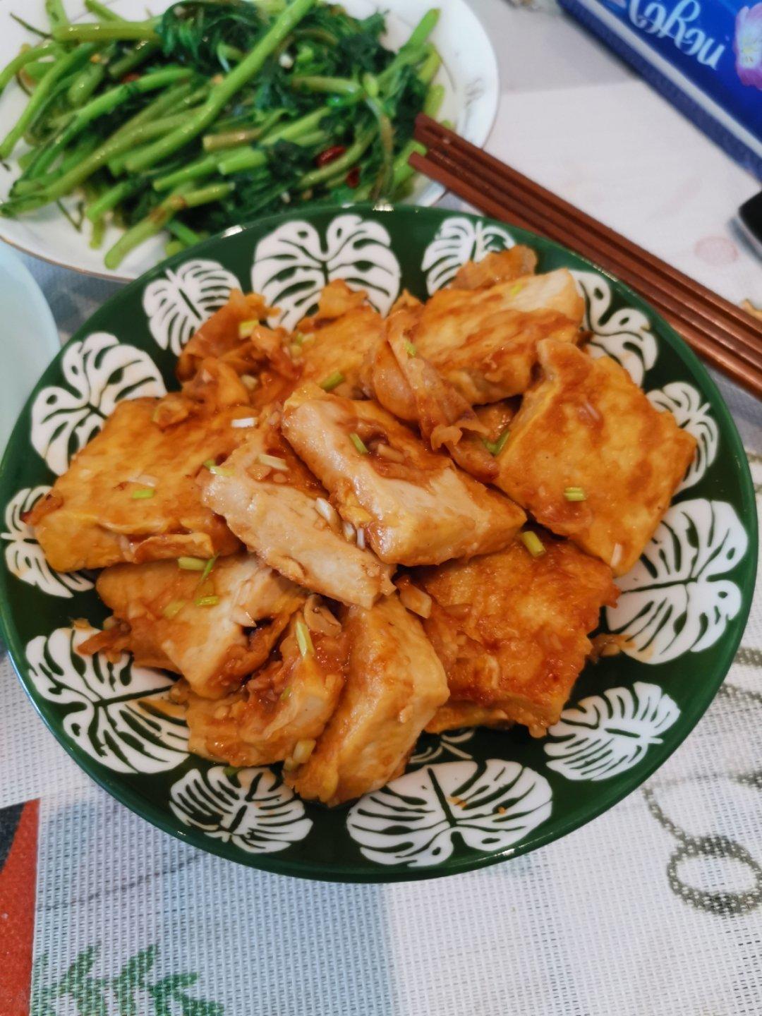 无敌好吃的香煎豆腐