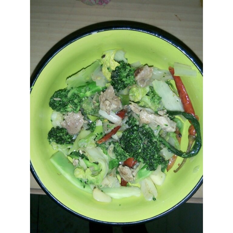 西兰花炒肉片