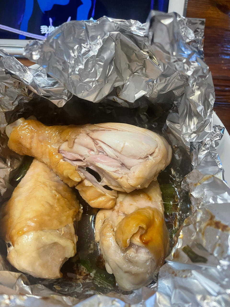 无水无油超嫩蒸鸡腿！！