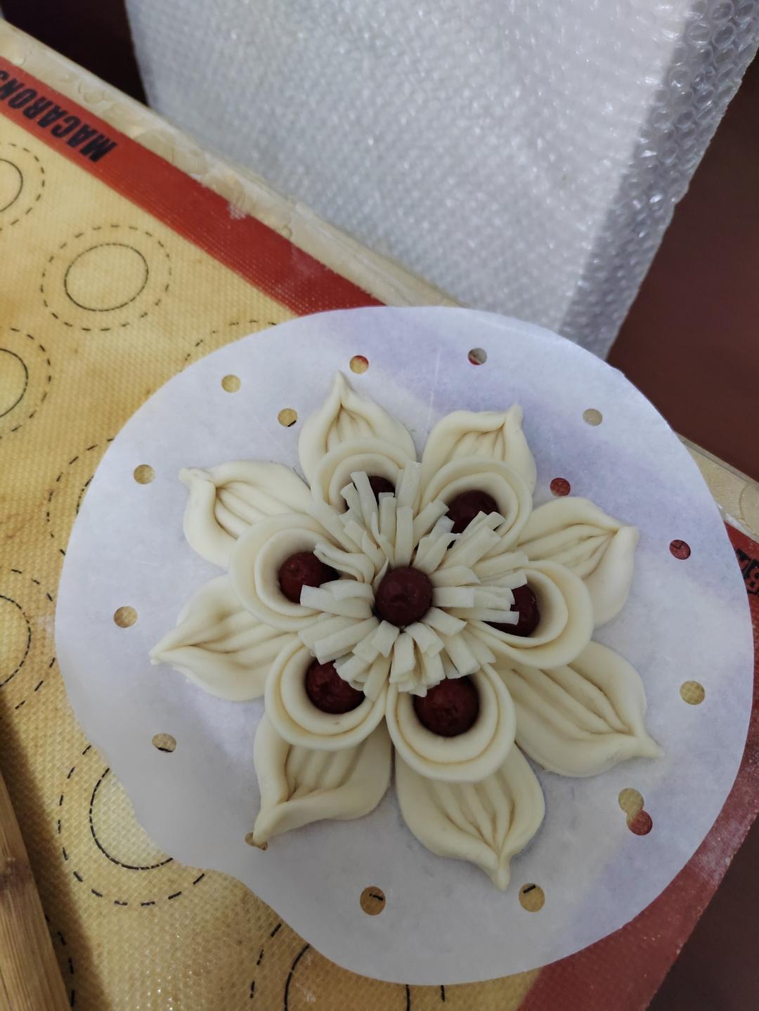 花样面食，红枣馒头【枣花馍】