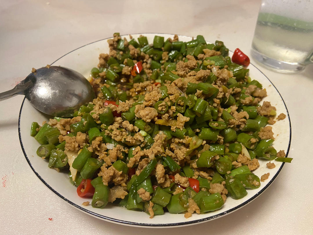 🔥下饭狂魔肉沫豆角/又是三碗米饭
