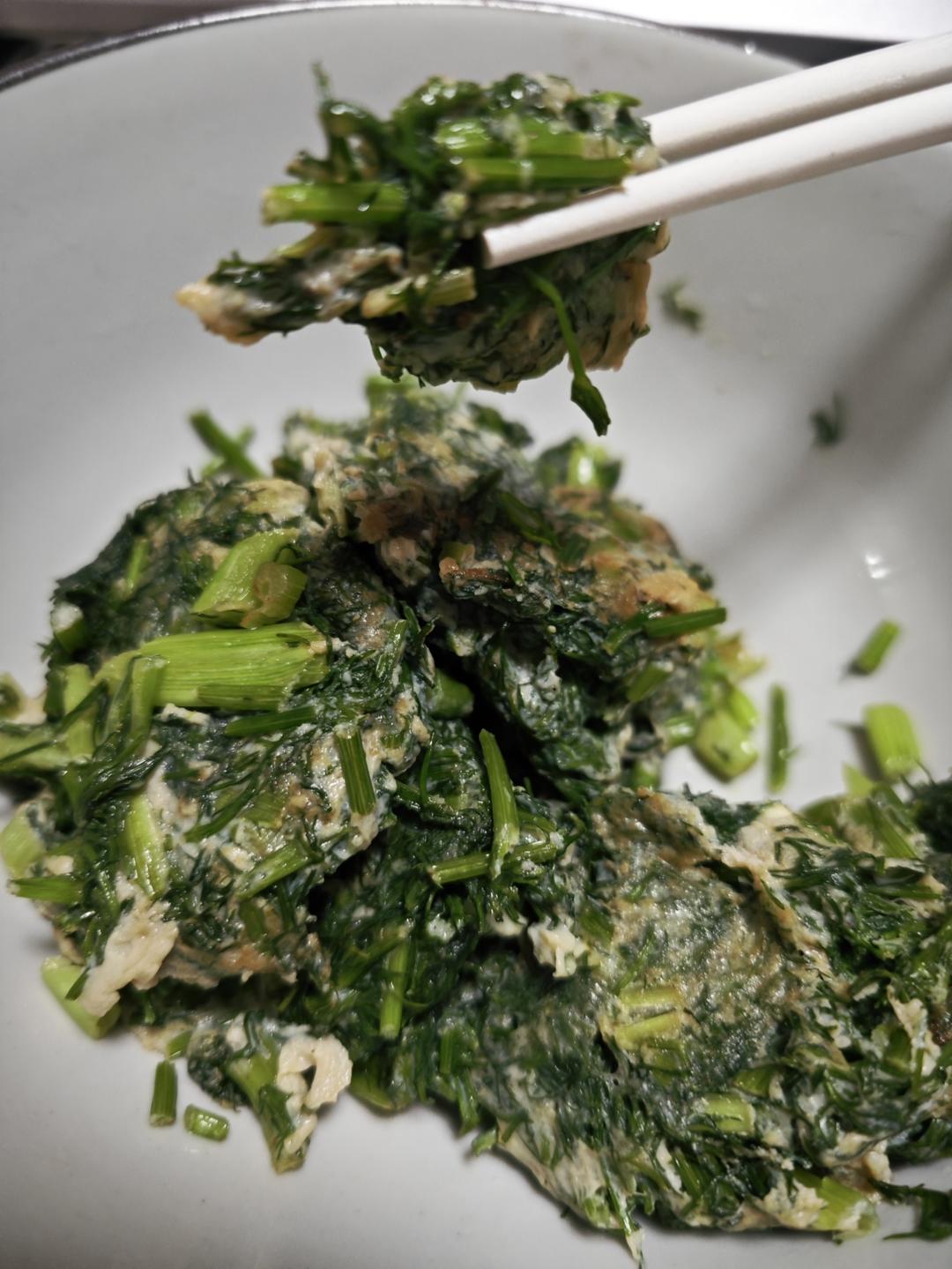 茴香炒鸡蛋 ☞小时候的味道