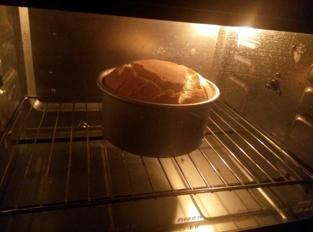 6寸原味戚风蛋糕