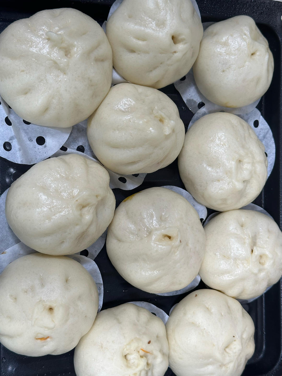 节省一半时间的大包子（另付翠绿菜包子，肉包子，腹黑包子食谱）