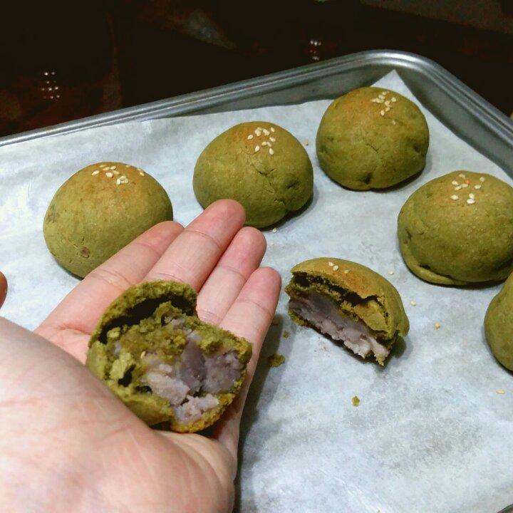 抹茶红豆烧果子