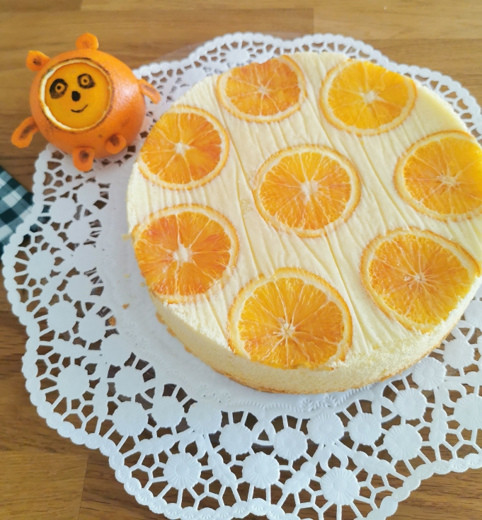 橙子戚风蛋糕的做法