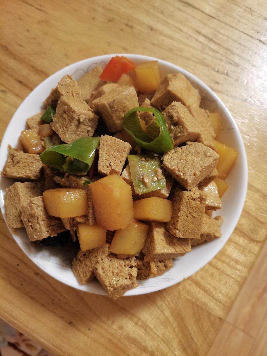 疯过无恙做的红烧冻豆腐