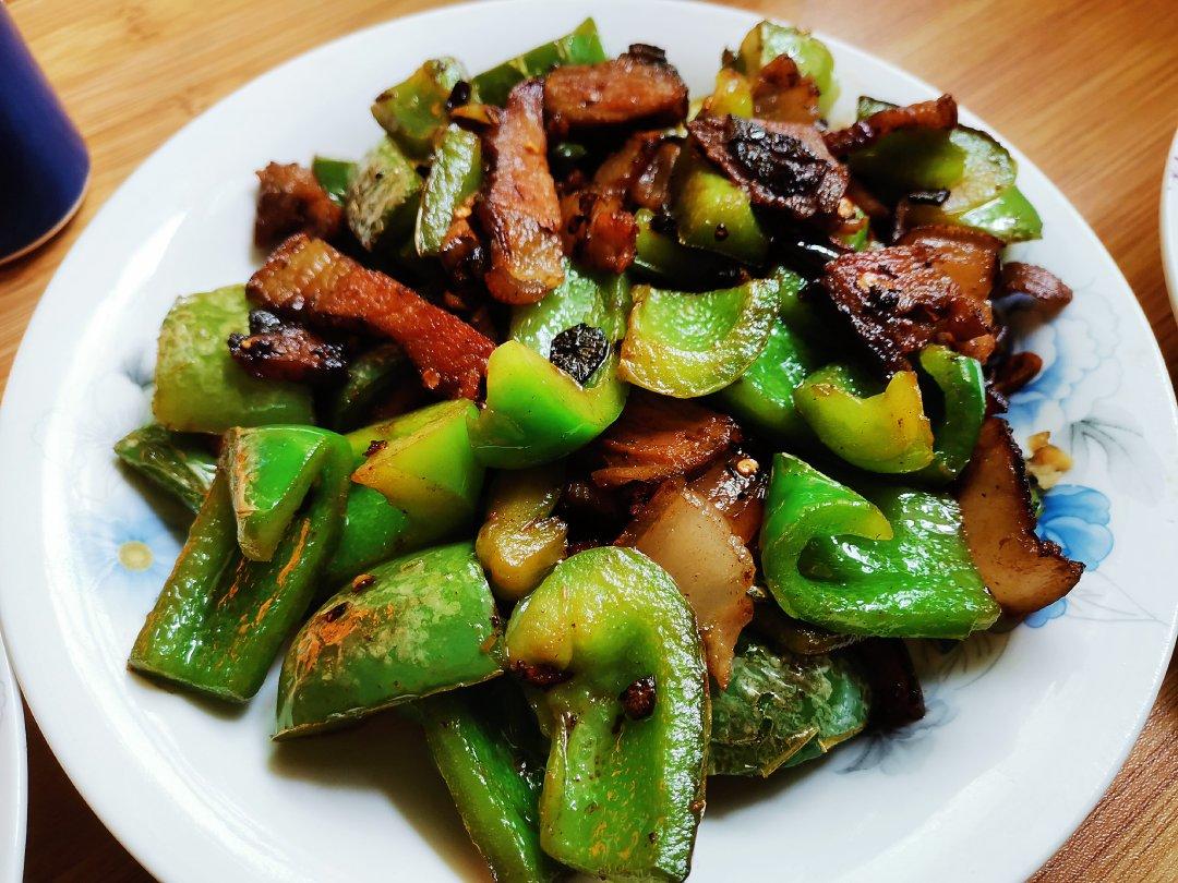 青椒腊肉