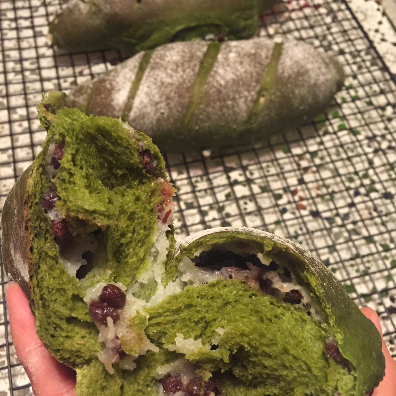 麻薯夹心可可（抹茶）软欧