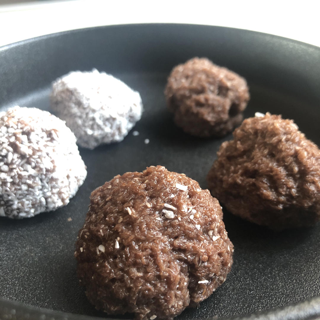 低卡快手小零食伪糯米糍（洋车前子壳粉）