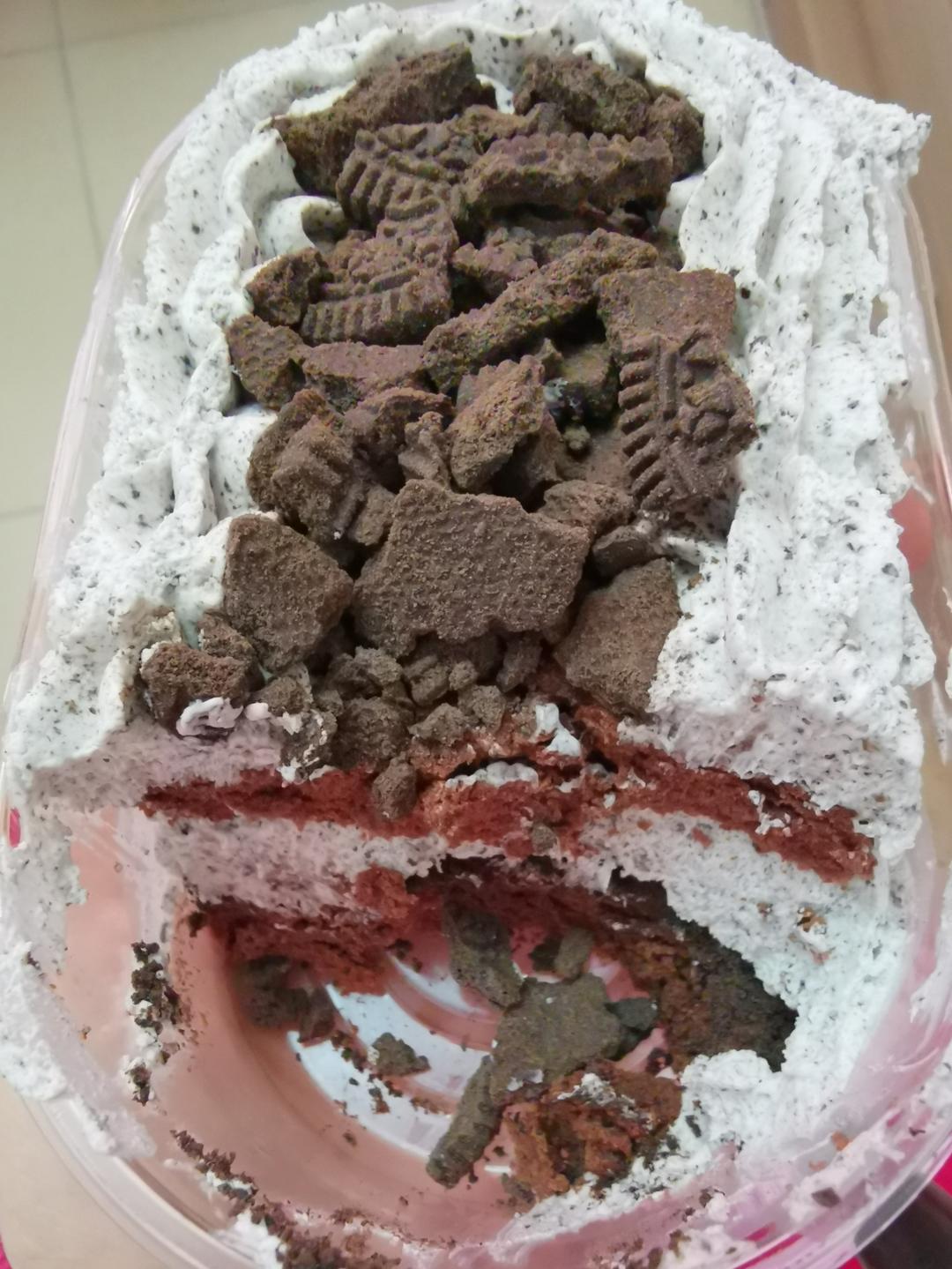 好吃到流泪的奥利奥咸奶油盒子蛋糕
