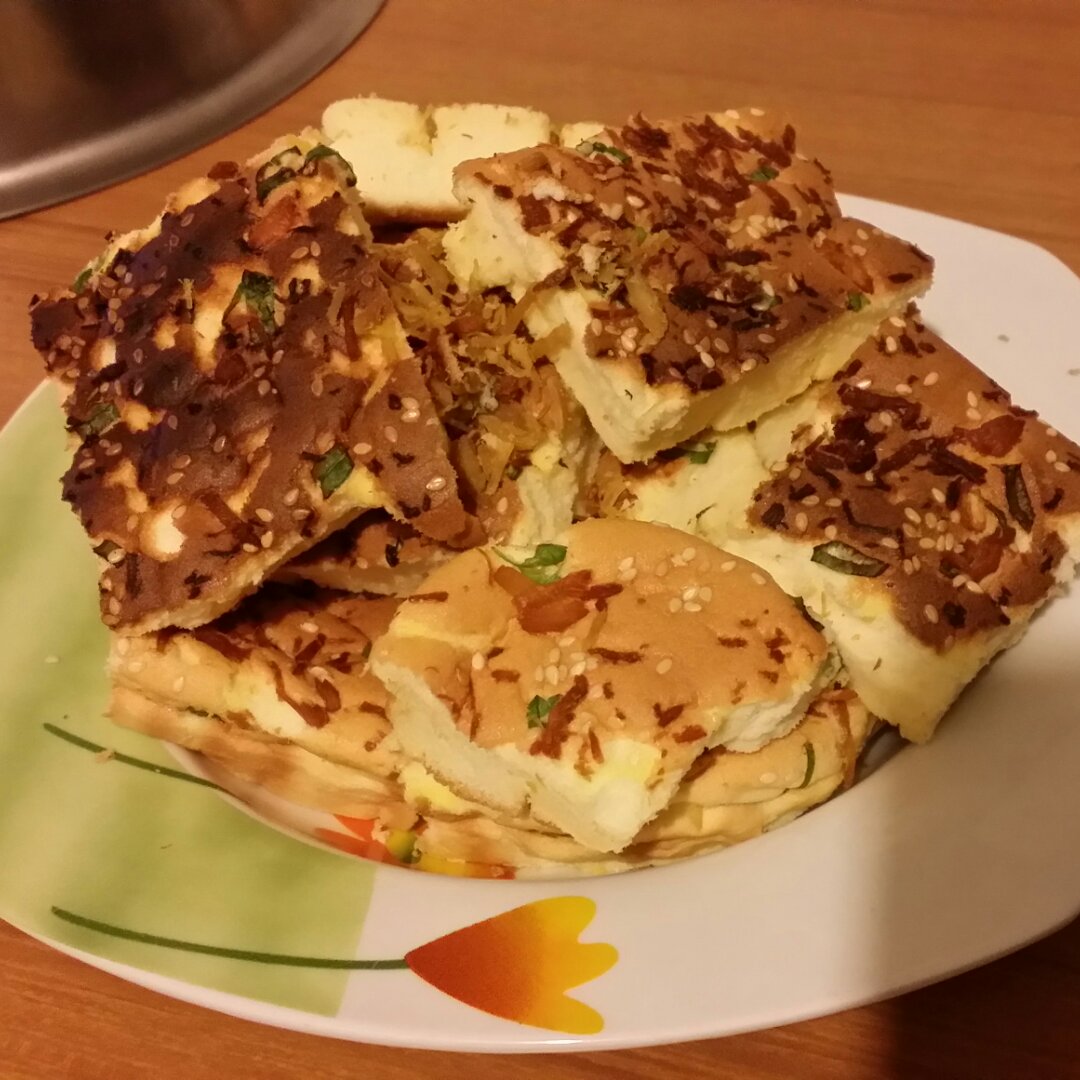 香葱肉松蛋糕卷