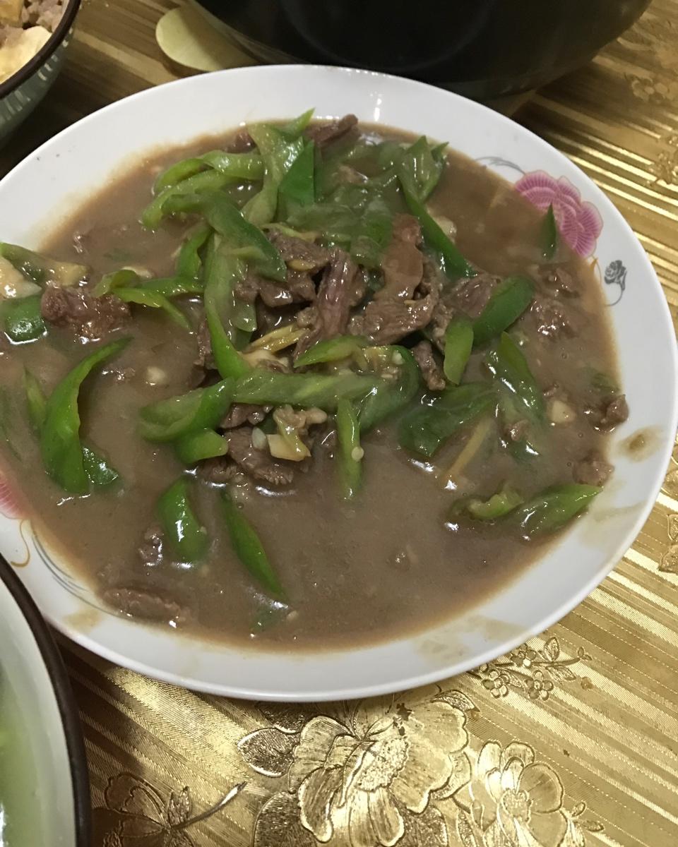 青椒炒牛肉