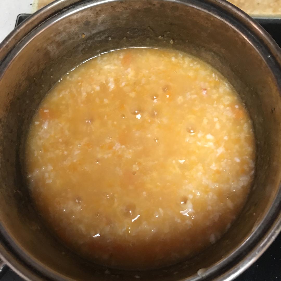 (婴儿辅食)鲜虾蔬菜胡萝卜粥