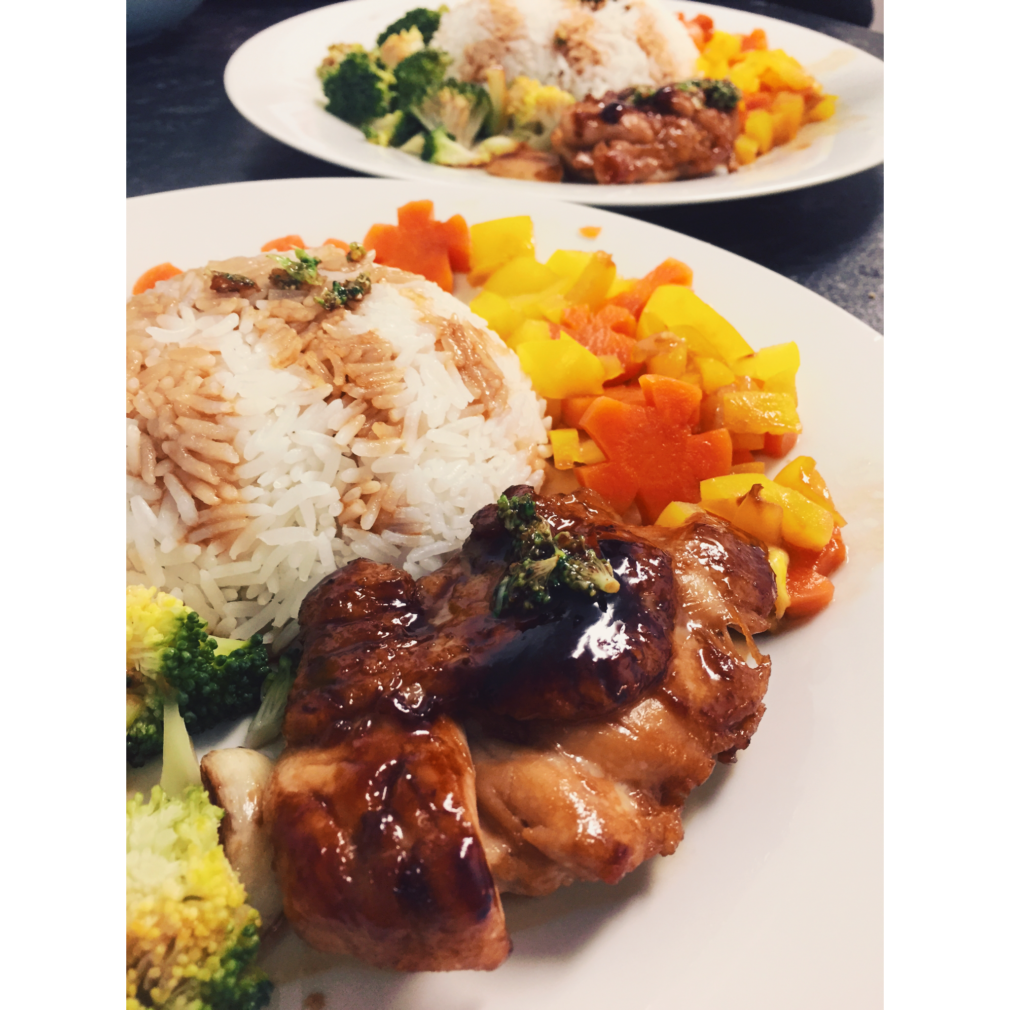 照烧鸡扒饭