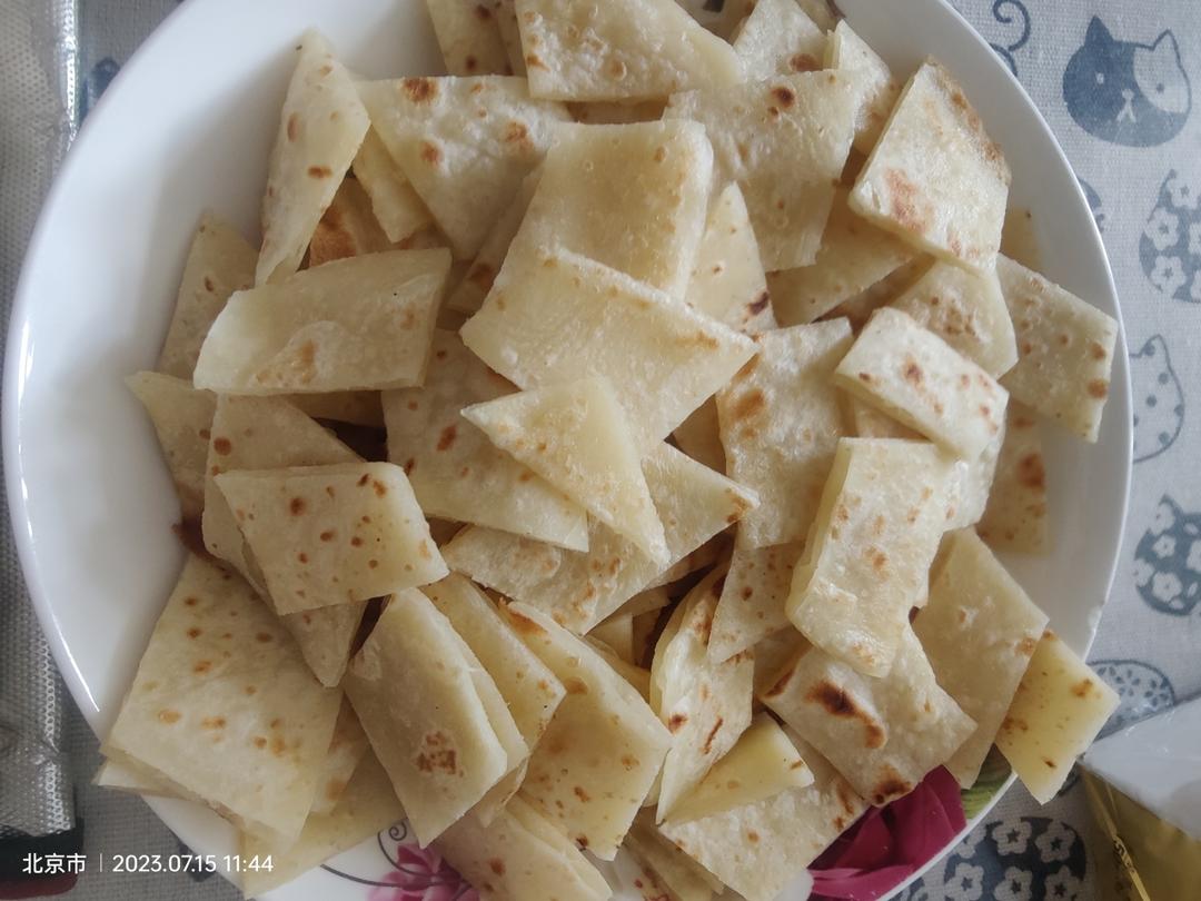 鱼头泡饼的泡饼～超简单，超好吃