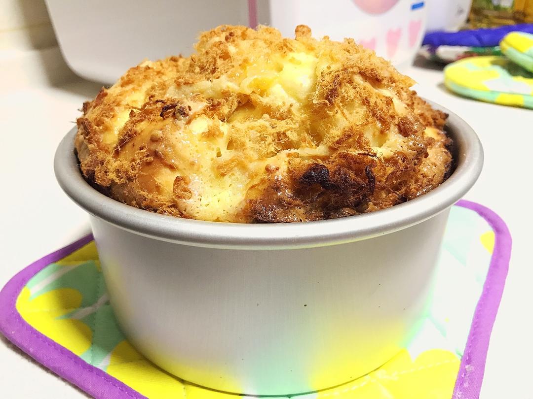 肉松手撕面包—超软会爆浆的面包哟