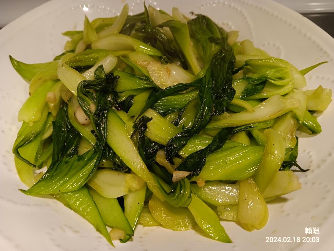 清炒小白菜