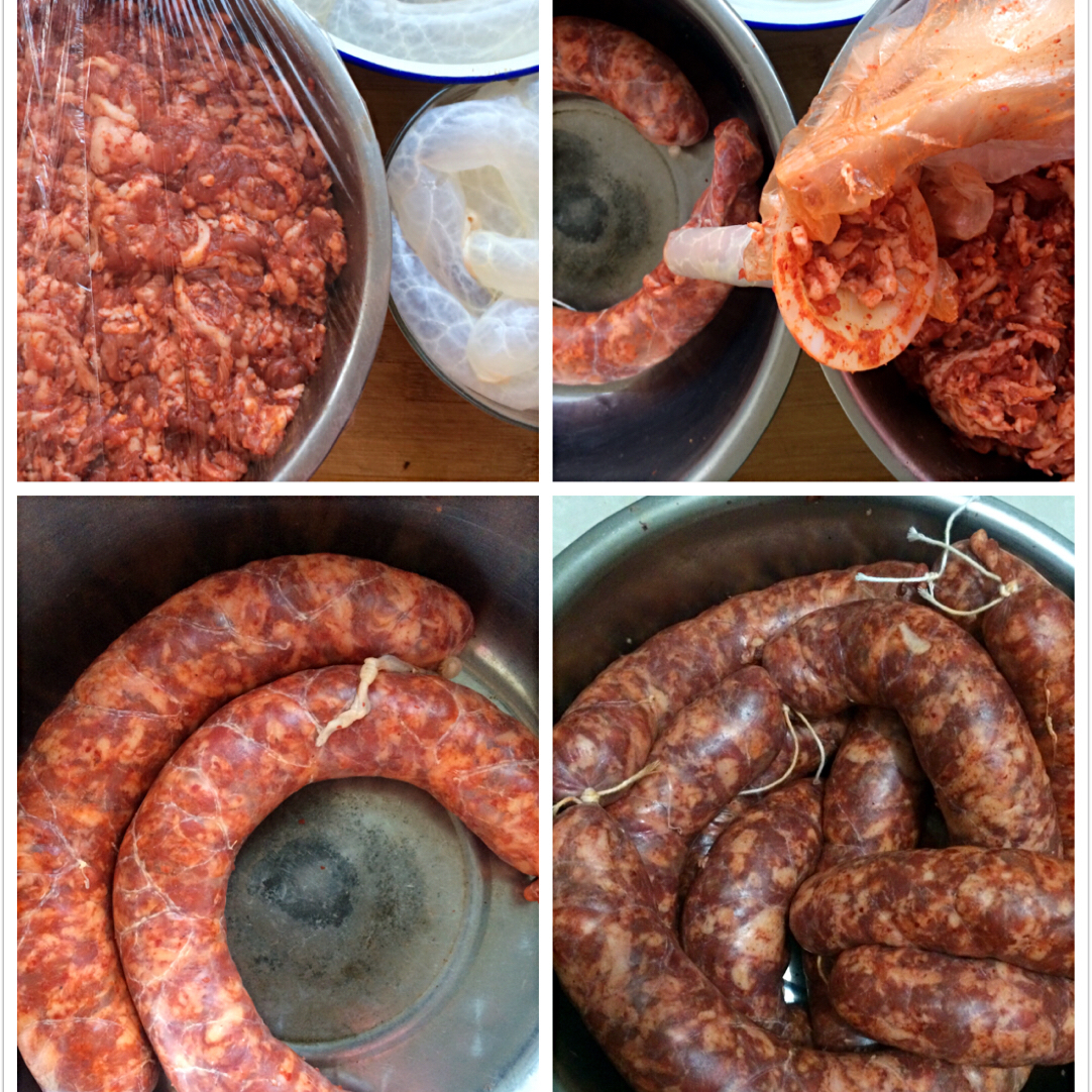 婷米米做的妈妈牌自制香肠/腊肠