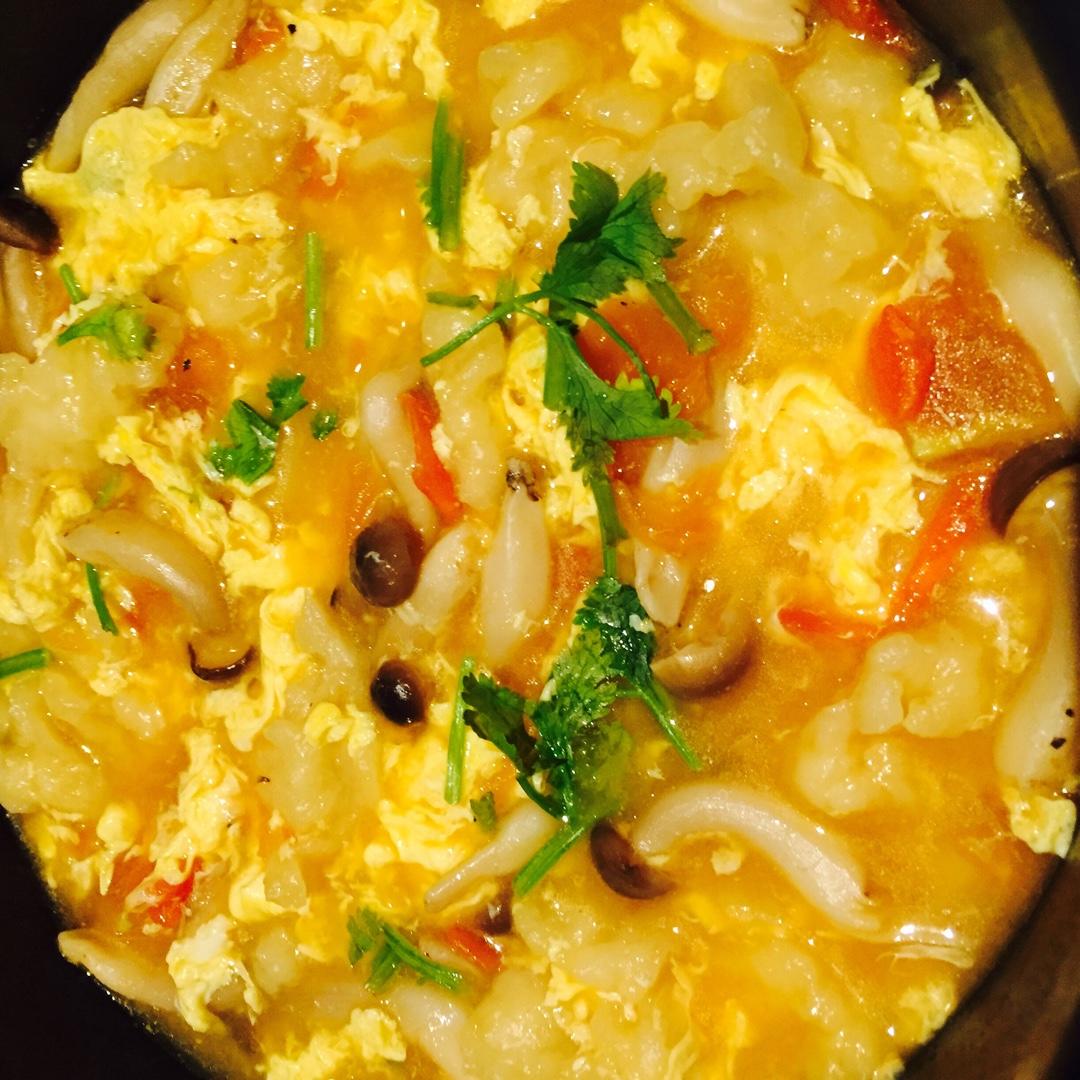 家常面疙瘩汤（视频菜谱）