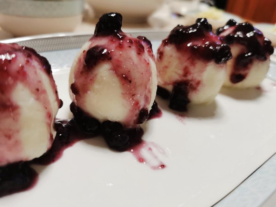 超级简单的蓝莓山药